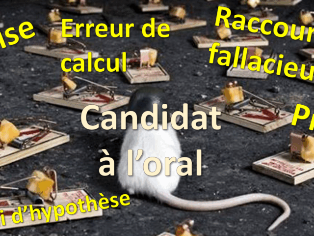 La peur de dire une bêtise à un oral de maths