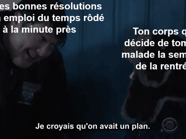 Emploi du temps rigide et imprévus